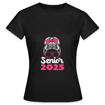 Classe de 2025 - T-shirt Femme - noir - Devant - AI Model Female 172 dark (172cm)