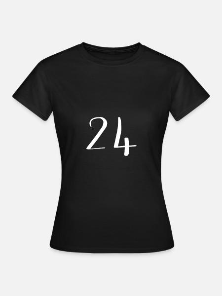 24 - Frauen T-Shirt - Schwarz