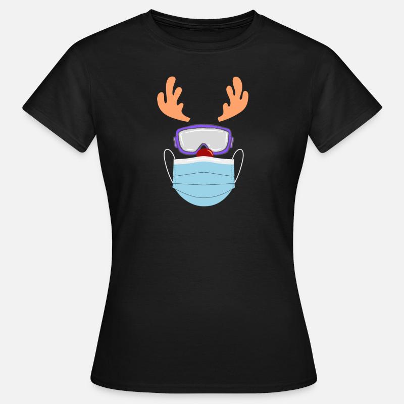 Skiing - Women's T-Shirt - black