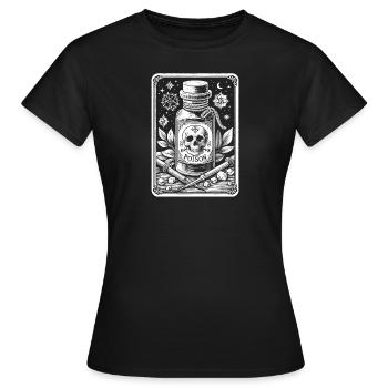 Poison Vial 1 - Women's T-Shirt - black - Front - AI Model Female 172 dark (172cm)
