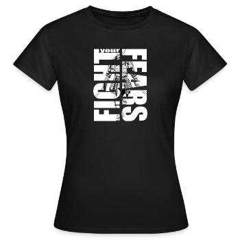 Samurai Warrior Arts martiaux Arts martiaux - T-shirt Femme - noir - Devant - AI Model Female 172 dark (172cm)