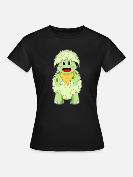 Schildkröte Eierschale - Frauen T-Shirt - Schwarz