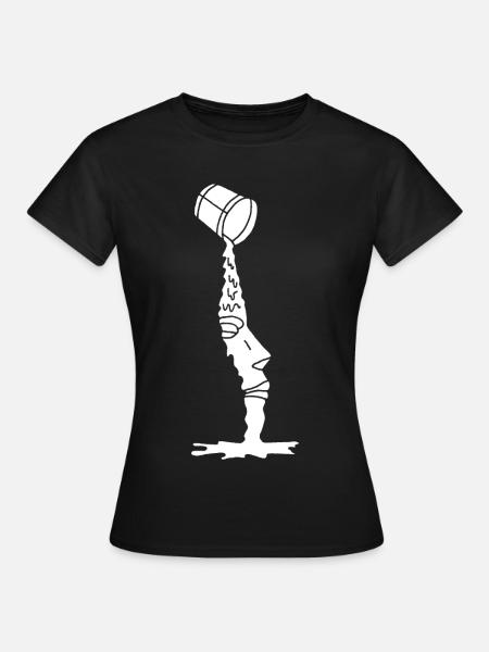 Ein neues weißes Gesicht - Frauen T-Shirt - Schwarz