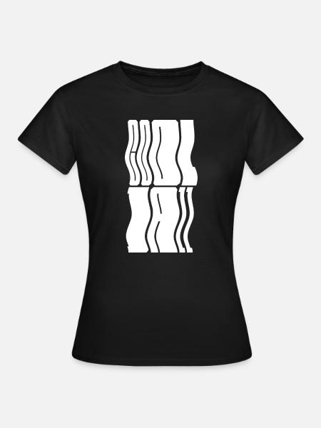 Cool Jazz Wave Logo - Frauen T-Shirt - Schwarz