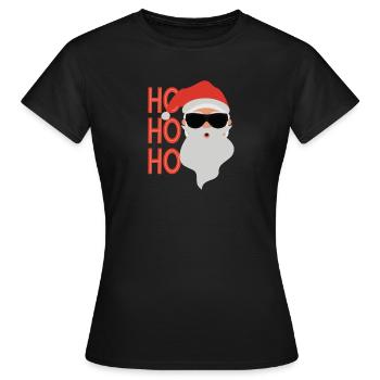 Santa Claus - Frauen T-Shirt - Schwarz - Vorne - AI Model Female 172 dark (172cm)