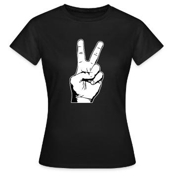 victoire - T-shirt Femme - noir - Devant - AI Model Female 172 dark (172cm)
