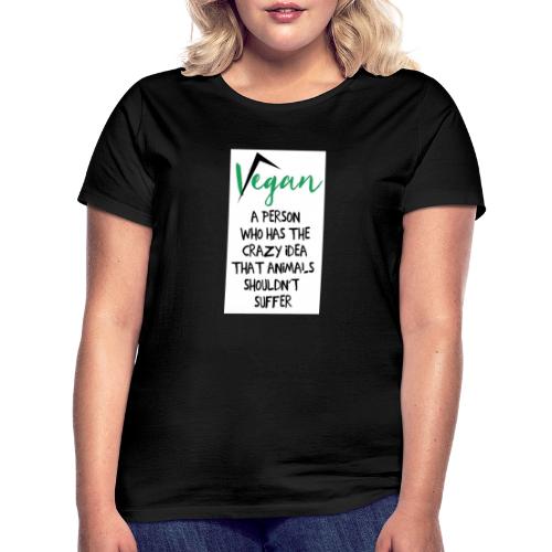 Supporting Vegans - Dame-T-shirt