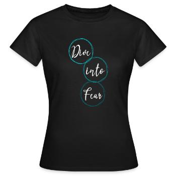bungee jumping experiences courage - Frauen T-Shirt - Schwarz - Vorne - AI Model Female 172 dark (172cm)