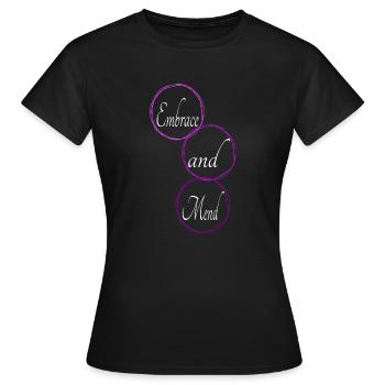 guérison intérieure génial blagues amusantes pouvoir de guérison - T-shirt Femme - noir - Devant - AI Model Female 172 dark (172cm)