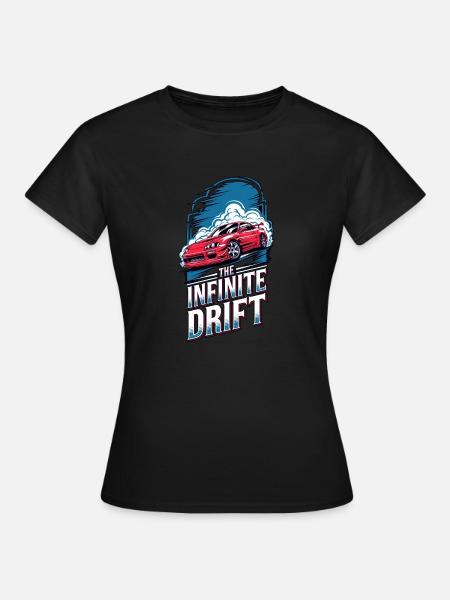 Infinite Drift - Autorennen - Frauen T-Shirt - Schwarz