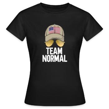 Équipe Normale - T-shirt Femme - noir - Devant - AI Model Female 172 dark (172cm)