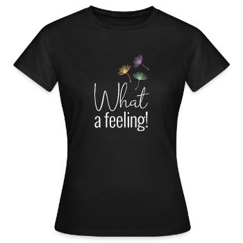 Quel sentiment négatif - T-shirt Femme - noir - Devant - AI Model Female 172 dark (172cm)