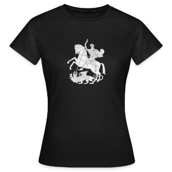 glisser 22 - T-shirt Femme - noir - Devant - AI Model Female 172 dark (172cm)