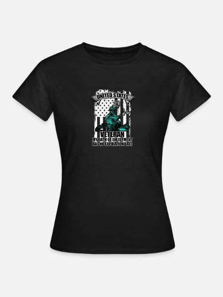 US veteran - Frauen T-Shirt - Schwarz