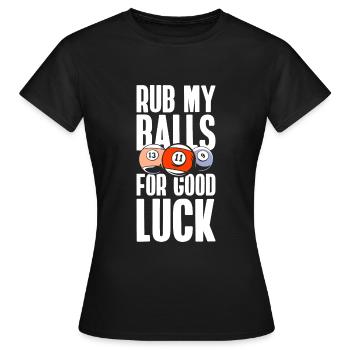 Billard Joueur de billard Kö 8-Ball - T-shirt Femme - noir - Devant - AI Model Female 172 dark (172cm)