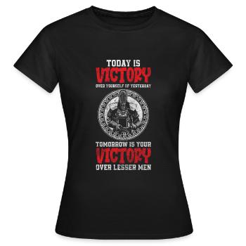 Katana d’honneur du Japon - T-shirt Femme - noir - Devant - AI Model Female 172 dark (172cm)