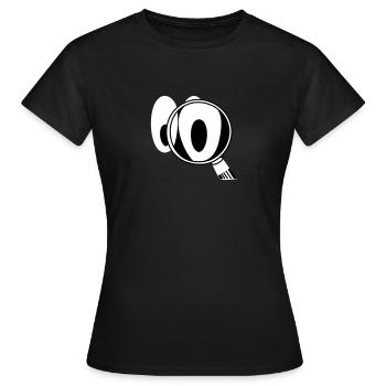 Smiley CSI - Frauen T-Shirt - Schwarz - Vorne - AI Model Female 172 dark (172cm)
