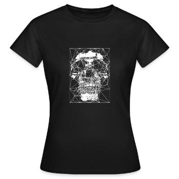 Skull - Women's T-Shirt - black - Front - AI Model Female 172 dark (172cm)