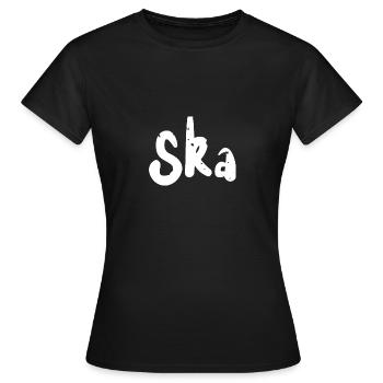 Ska - Musique - T-shirt Femme - noir - Devant - AI Model Female 172 dark (172cm)