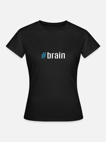Brain - T-shirt Femme - noir
