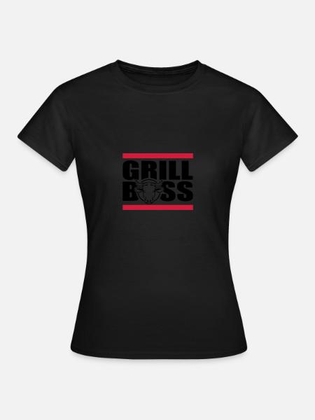 grill boss - Frauen T-Shirt - Schwarz