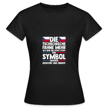 Czechs Czech Czech Republic - Women's T-Shirt - black - Front - AI Model Female 172 dark (172cm)