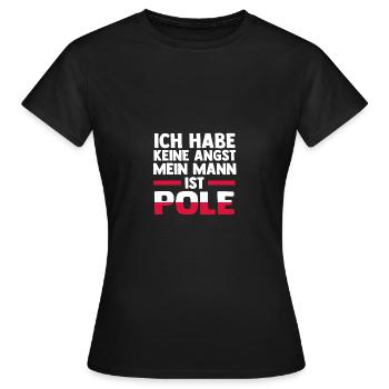 Pole Polen - Frauen T-Shirt - Schwarz - Vorne - AI Model Female 172 dark (172cm)