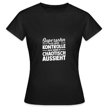Fils Fils Fils - T-shirt Femme - noir - Devant - AI Model Female 172 dark (172cm)