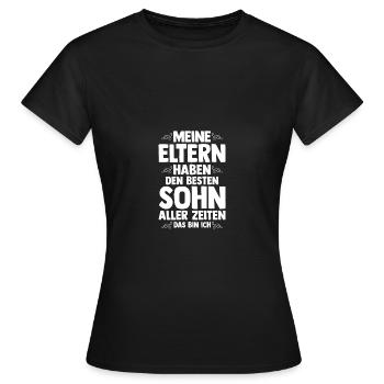 Fils Fils Fils - T-shirt Femme - noir - Devant - AI Model Female 172 dark (172cm)