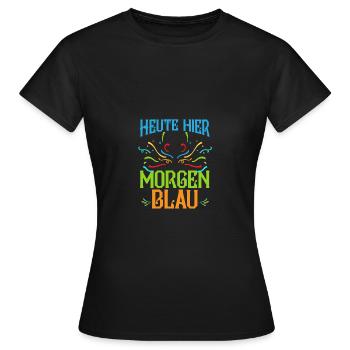 Costume de carnaval Bière Carnaval Carnaval - T-shirt Femme - noir - Devant - AI Model Female 172 dark (172cm)