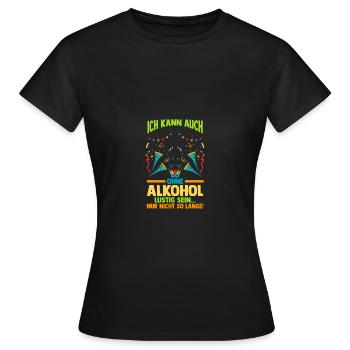 Costume de carnaval Bière Carnaval Carnaval - T-shirt Femme - noir - Devant - AI Model Female 172 dark (172cm)