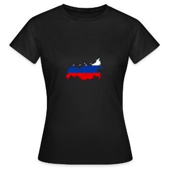 Russia Russland Putin - Frauen T-Shirt - Schwarz - Vorne - AI Model Female 172 dark (172cm)