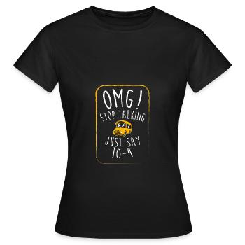 Schulbusfahrer Schulbus - Frauen T-Shirt - Schwarz - Vorne - AI Model Female 172 dark (172cm)