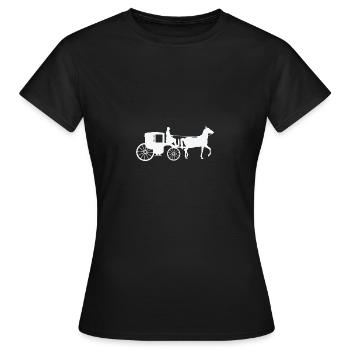 entraîneur - T-shirt Femme - noir - Devant - AI Model Female 172 dark (172cm)
