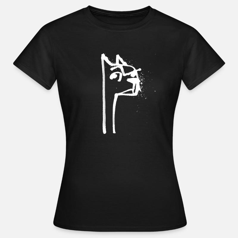 01 blanc - T-shirt Femme - noir