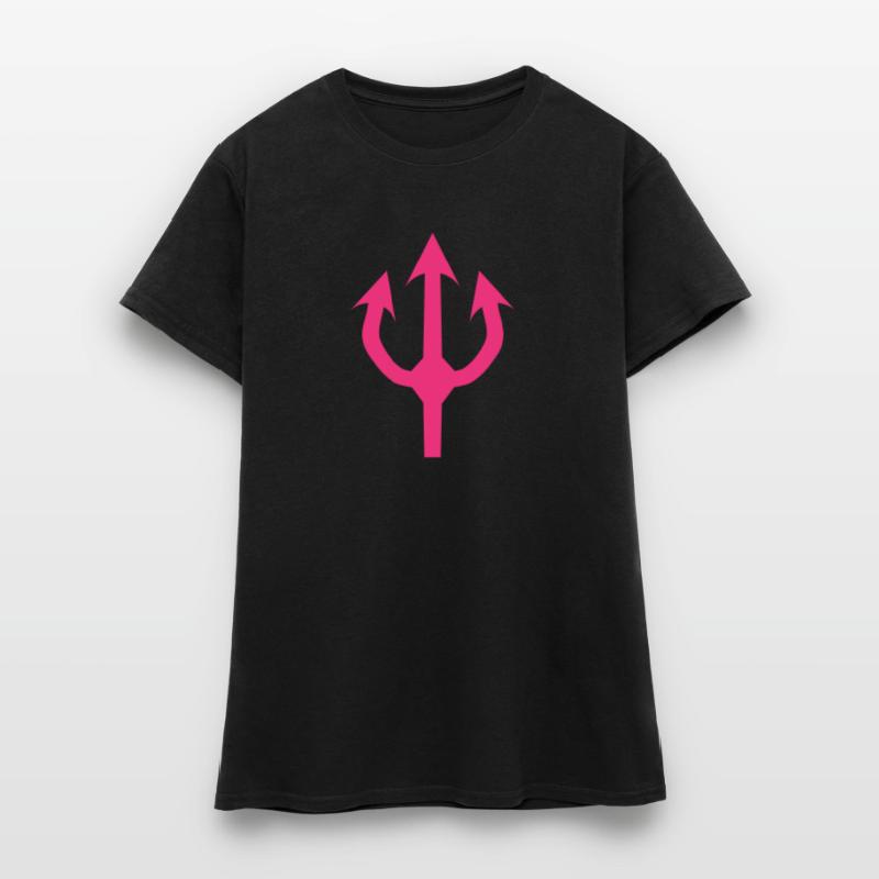 trident devil fork T-shirt Femme