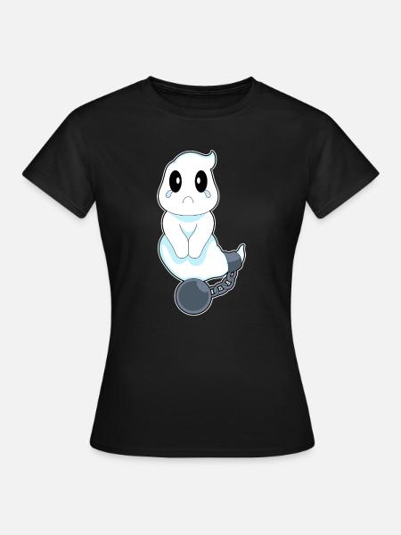 Geist Halloween Gefangener - Frauen T-Shirt - Schwarz