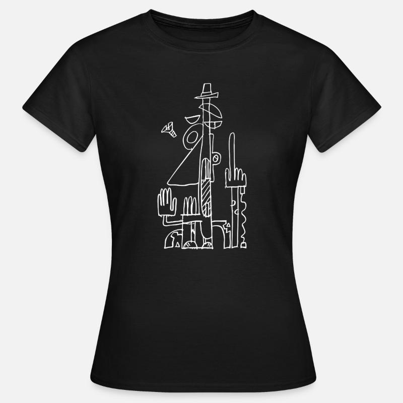 Mr. Abstract - Women's T-Shirt - black
