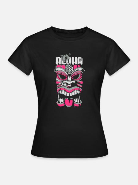Aloha - Frauen T-Shirt - Schwarz
