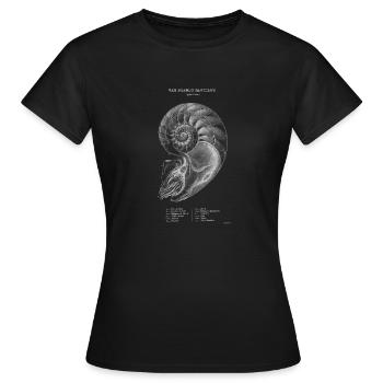 The Pearly Nautilus - Frauen T-Shirt - Schwarz - Vorne - AI Model Female 172 dark (172cm)