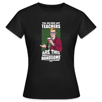 Mathematics - Women's T-Shirt - black - Front - AI Model Female 172 dark (172cm)