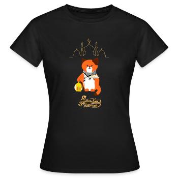Ramadan Kareem Silhouette - Women's T-Shirt - black - Front - AI Model Female 172 dark (172cm)