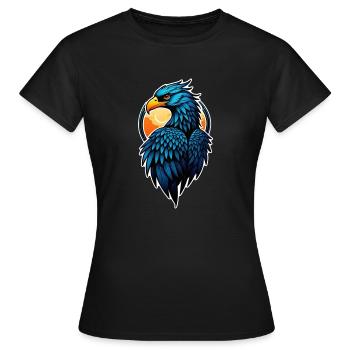 Eagle - Vereinigte Staaten - Vereinigte Staaten - Frauen T-Shirt - Schwarz - Vorne - AI Model Female 172 dark (172cm)