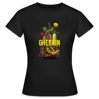 IMG 7157 - Frauen T-Shirt - Schwarz - Vorne - AI Model Female 172 dark (172cm)