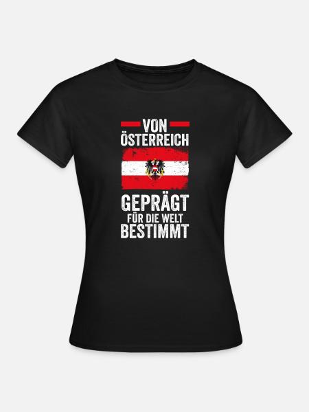 Österreicher Österreich - Frauen T-Shirt - Schwarz