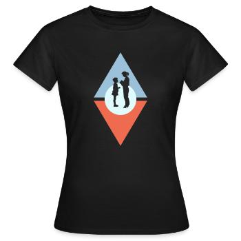 Grundschullehrer Volksschule Abi - Frauen T-Shirt - Schwarz - Vorne - AI Model Female 172 dark (172cm)