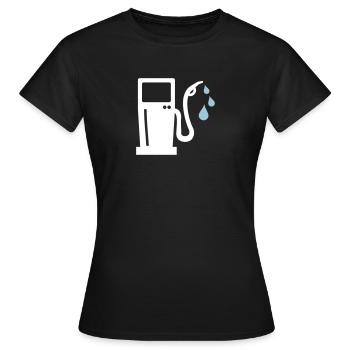 Gasoline - Women's T-Shirt - black - Front - AI Model Female 172 dark (172cm)