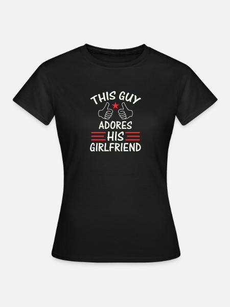 Partnershirt - Frauen T-Shirt - Schwarz