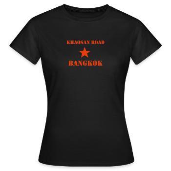 Bangkok - T-shirt Femme - noir - Devant - AI Model Female 172 dark (172cm)
