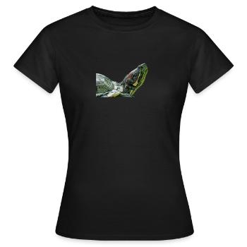 tortue de tortue - T-shirt Femme - noir - Devant - AI Model Female 172 dark (172cm)